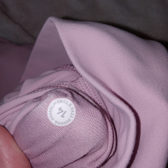 Lululemon Align High Rise Crop 23" Lined Leggings Rose Blush Womens 14 - Picture 9 of 12